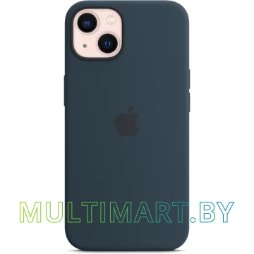 Чехол для телефона Apple MagSafe Silicone Case для iPhone 13 (синий омут)
